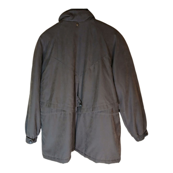 Izzi Womens Leather Jacket Brown Size 2X Warm Comfortable Front Pockets Zipper - Picture 2 of 8